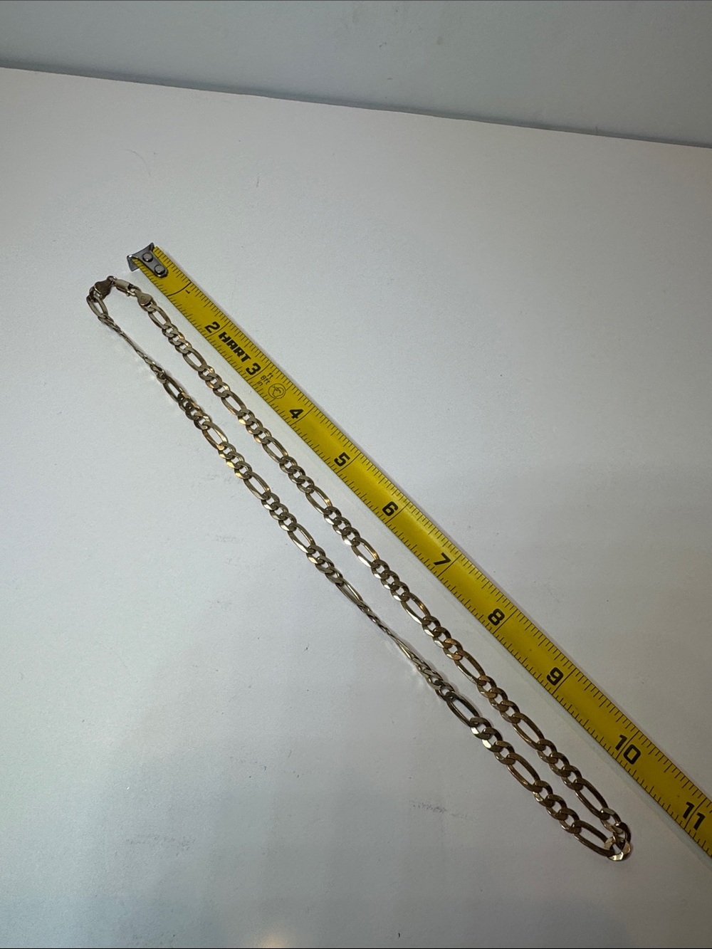 925 Italy Elegant Figaro-Style Link Necklace for Women 22” - Picture 5 of 7